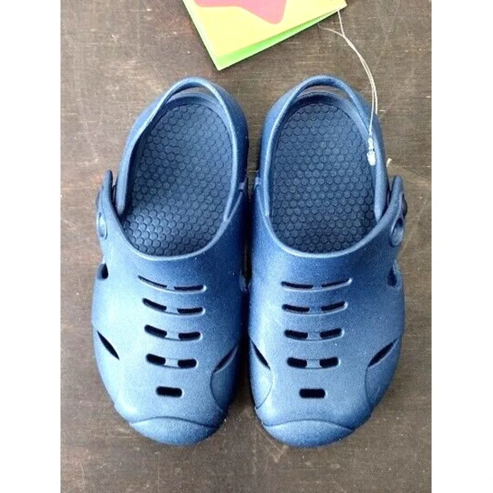 Okabashi Kids Carter Navy Water Shoes Sandals‎ Size 9 Made in USA